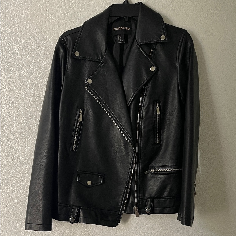 Bagatelle Midnight Leather Moto Jacket